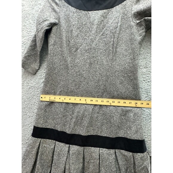 Vintage Pendleton Dress 10 Academia Wool Silk 90s Pleats Capsule Quiet Luxury - Picture 15 of 16